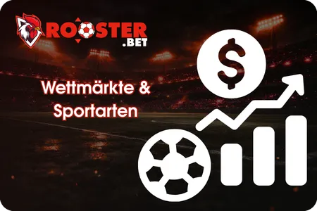 Rooster Bet Wettmärkte & Sportarten